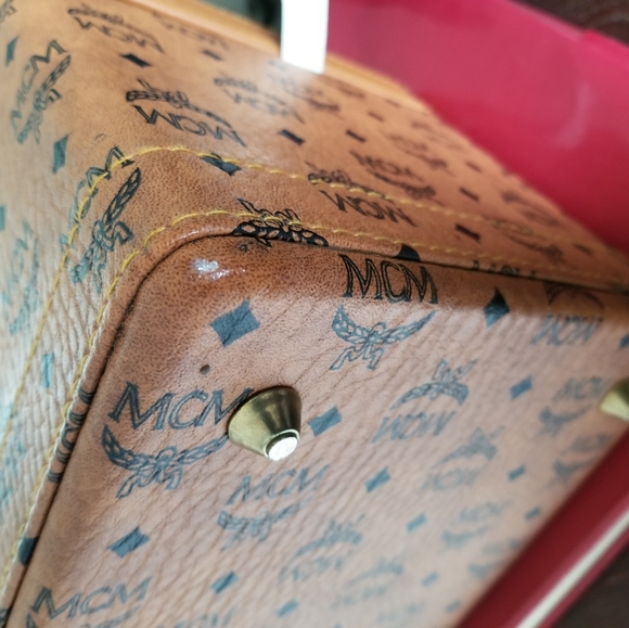 Vintage Rare MCM travel vanity jewelry cae lock trunk - Picture 10 of 14